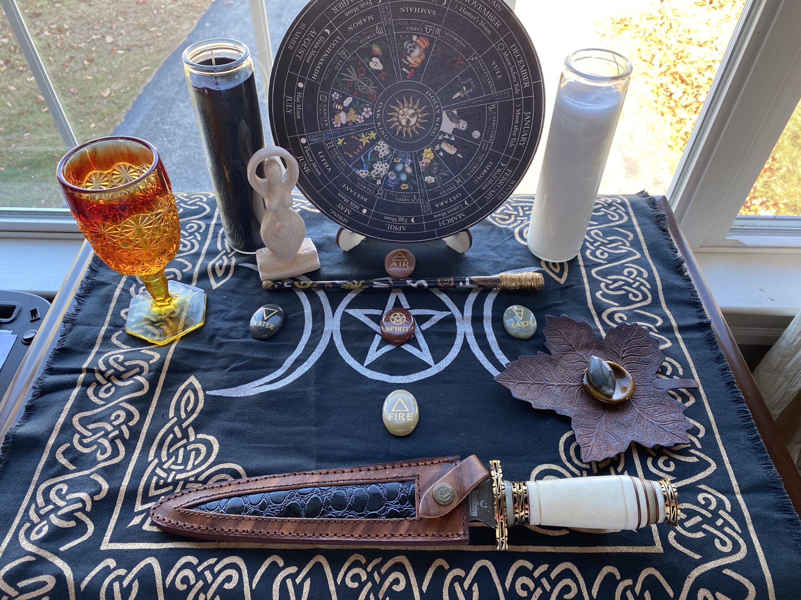 Simple Pagan Samhain Altar